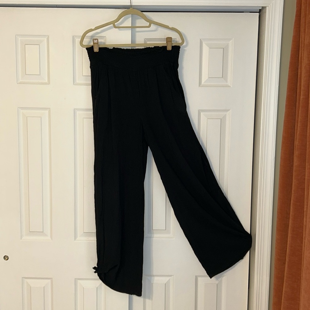 Aerie linen slit pants / cover up